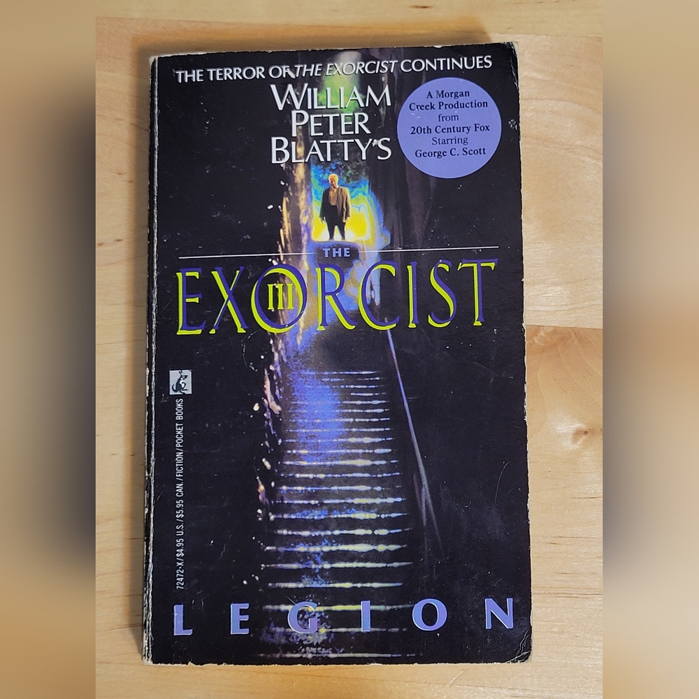 Vintage 1984 PB William Peter Blatty's Legion The Exorcist III movie tie-in Ed.